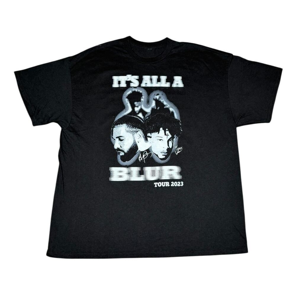 Drake 21 Savage It's All a Blur Tour T-Shirt